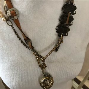 Antique locket necklace